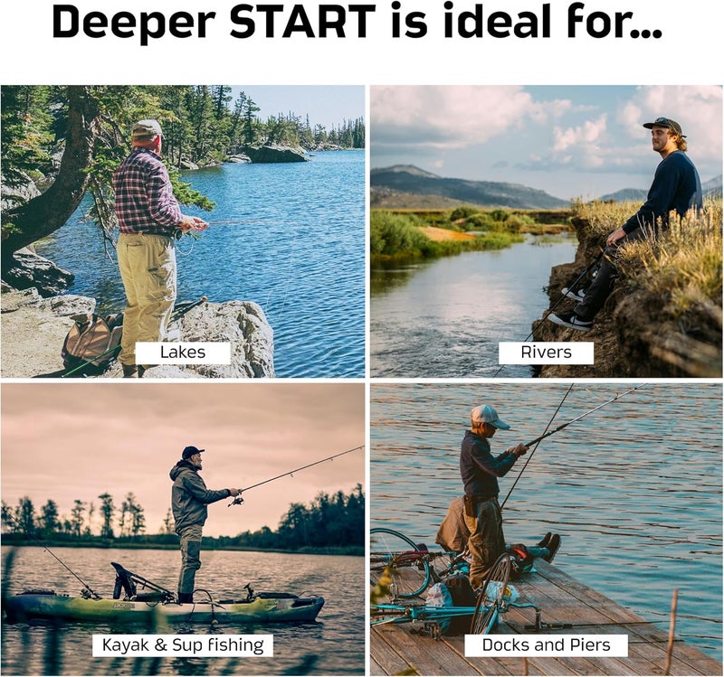 DEEPER Start Fish Finder - Portable and Depth Finder for Recreational Fishing from Dock, Shore, Bank or Kayak | Castable Smart Sonar with Free User Friendly App - Image 3